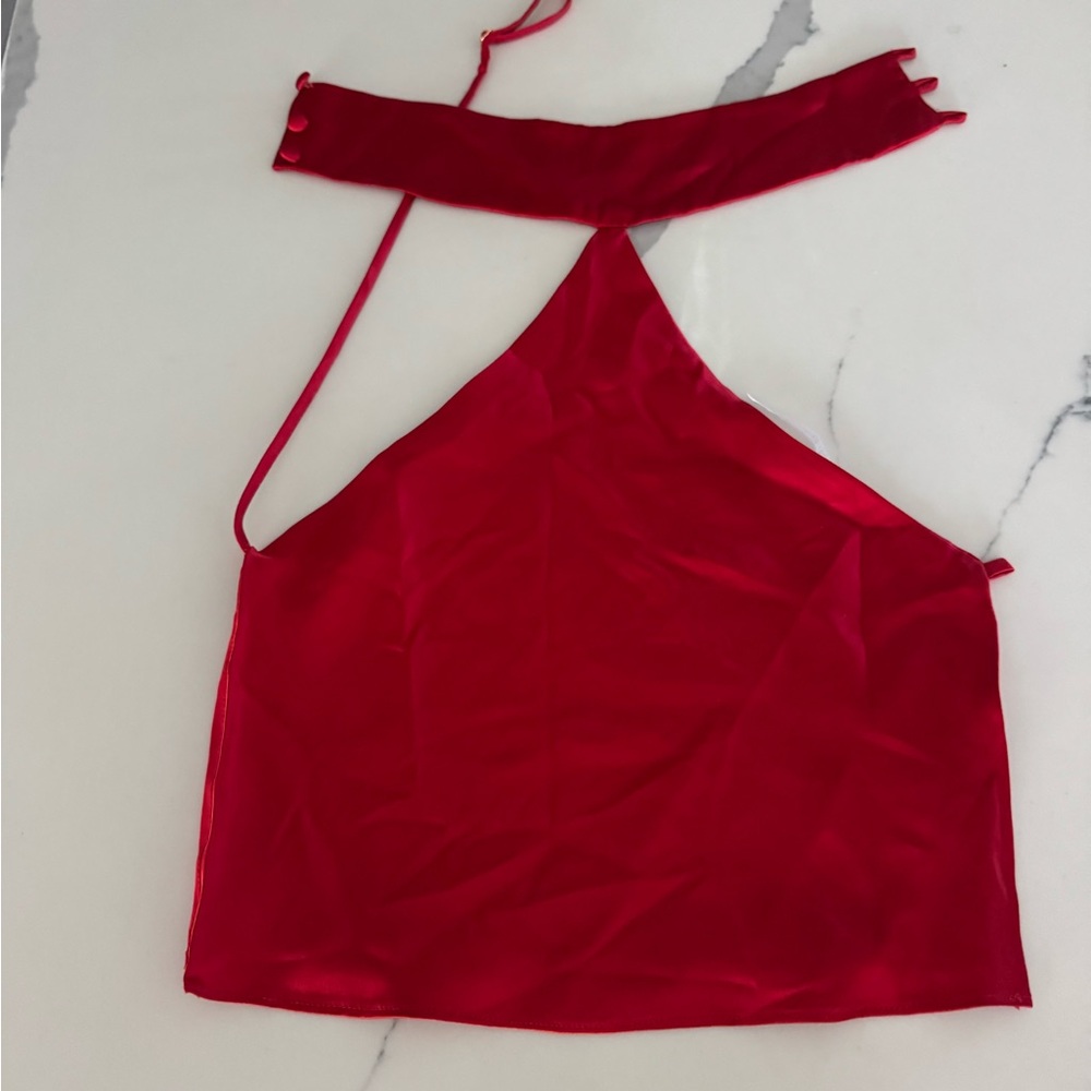 Red Halter Top are you am I never worn